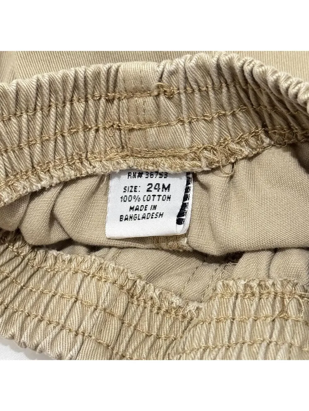 Old Navy Gray & White Striped Baby Boy Shirt and unbranded short outfit.